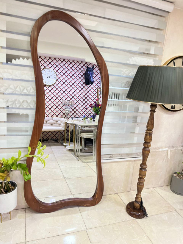 اینه قدی چوبی دفرمه